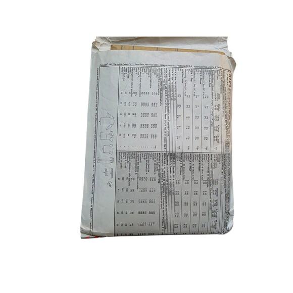 McCall's Sewing Pattern 9123 Scrubs Lab Coat Top Hats Pants Unisex S, M, L Uncut - Picture 2 of 3